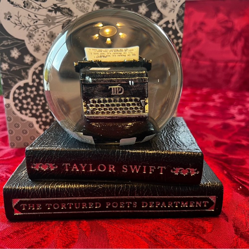 Taylor Swift TTPD Snow Globe The Tortured Poets Department Snowglobe TTPD Globe